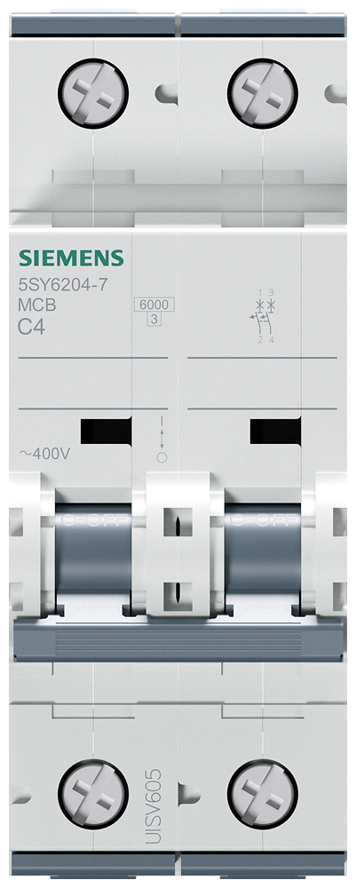 Miniatyrbillede 3 af 5: Siemens 5SY6204-7 kredsløbsafbryder 2