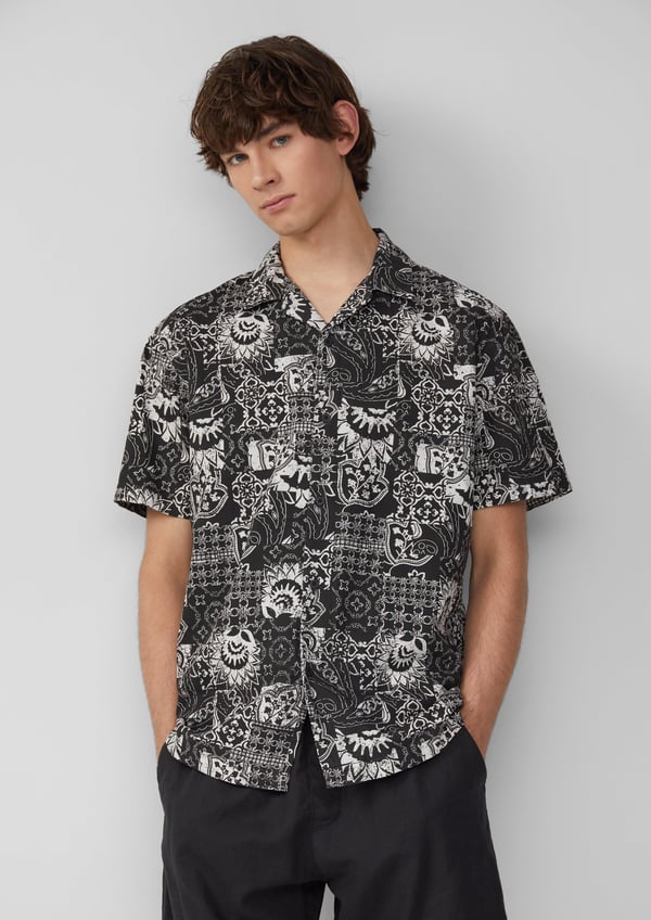 s.Oliver 2169436.99A0.XL skjorte & top Kort ærme Bomuld