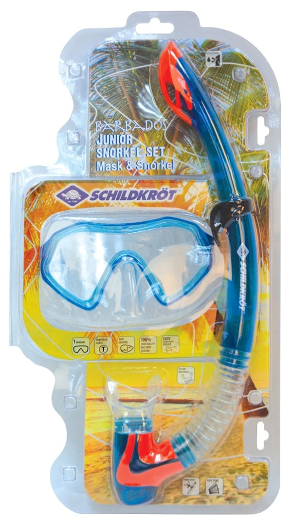 Miniatyrbillede 5 af 7: Schildkröt Funsports 940011 dykkemaske Blå, Orange, Transparent Barn