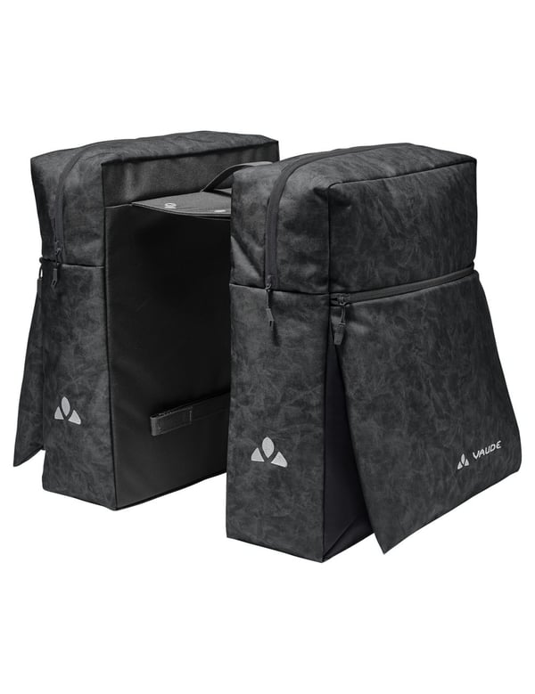 Miniatyrbillede 2 af 5: VAUDE TwinZipper Ramme Cykeltaske 48 L Polyester, Polyurethan Sort