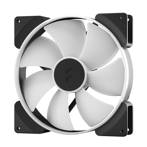 Fractal Design Prisma AL-18 PWM Computerkabinet Ventilator 18 cm Sort, Hvid 1 stk