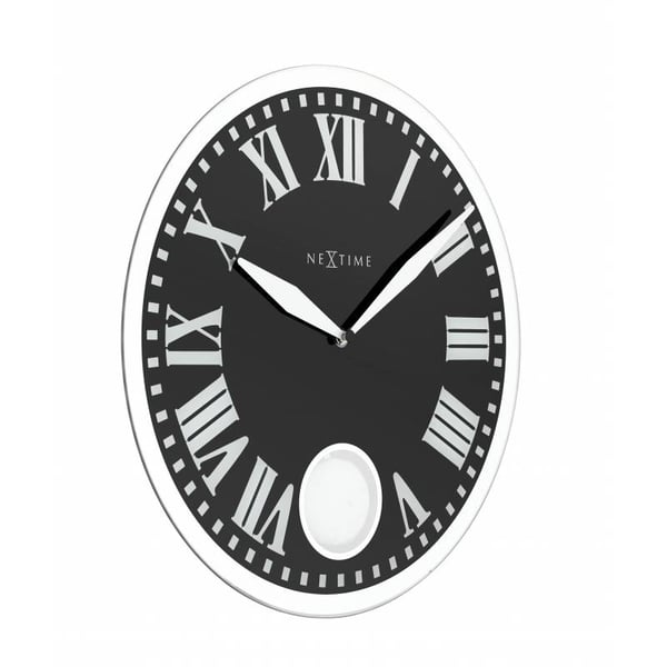 NeXtime 8161 vägg- och bordsklocka Quarts-klocka Circel Svart, Vit
