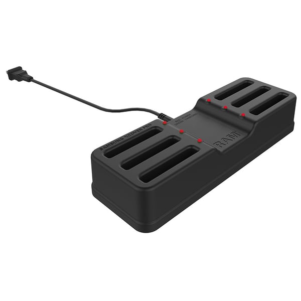 Miniatyrbillede 1 af 3: RAM Mounts RAM-DOCK-6G-SAM59PU oplader til mobil enhed Tablet Sort Vekselstrøm Indendørs