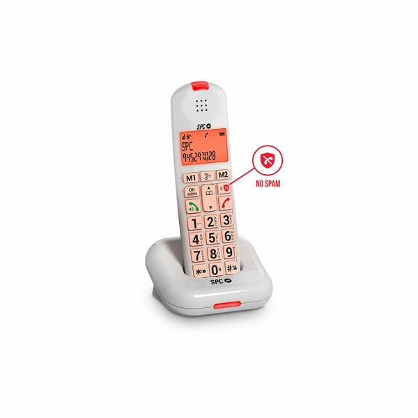 SPC Comfort Kairo DECT-puhelin Soittajan tunnistus Valkoinen