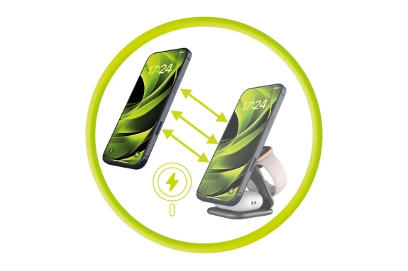 Mobile Origin MO-USF-PW36-BLK oplader til mobil enhed Smartphone, SmartWatch, Hovedtelefoner, Headset Sort USB Trådløs opladning Indendørs
