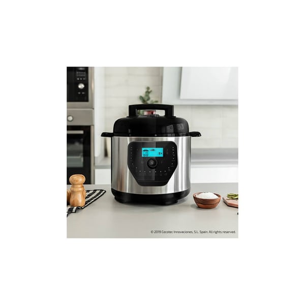 Cecotec Olla GM H Deluxe 6 L Sort, Rustfrit stål