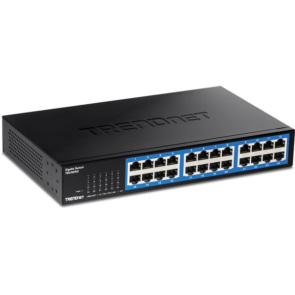 Miniatyrbillede 1 af 4: Switch Trendnet TEG-S25D Sort