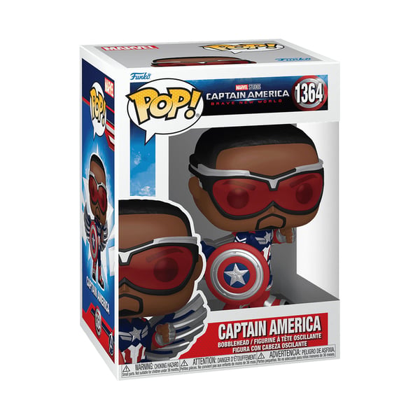 Miniatyrbild 2 av 2: FUNKO POP! Captain America (Sam Wilson)