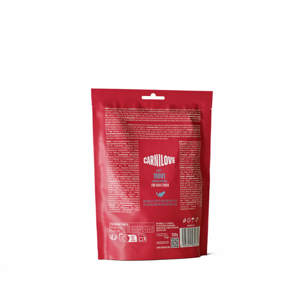 Miniatyrbild 5 av 9: CARNILOVE SOFT Hund Snacks Öring 200 g