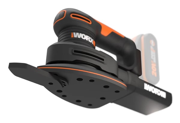 Pikkukuva 6 / 6: WORX WX822.9 käsihiomakone Kärkihiomakone 12000 OPM Musta, Oranssi