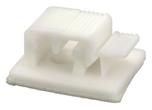 Miniatyrbillede 1 af 2: Hellermann Tyton 150-11294 kabelholder Hvid 500 stk