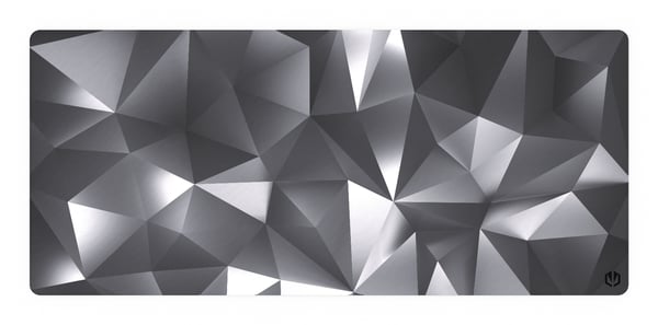 ENDORFY Crystal Black XL Gaming musemåtte Sort, Grå, Hvid