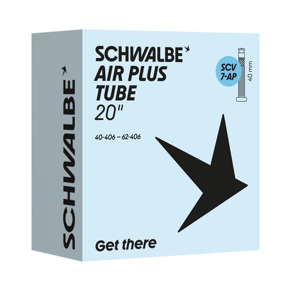 Schwalbe 10465274 polkupyörän sisäkumi 20" 40 - 62 mm