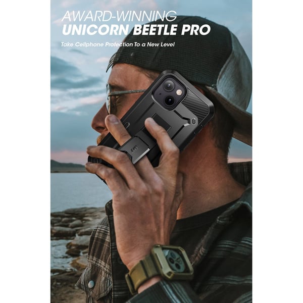 Miniatyrbillede 2 af 7: Supcase Unicorn Beetle PRO SUP-IPHONE2021-6.1-UBPRO-SP-BLACK mobiltelefon etui 15,5 cm (6.1") Cover Sort