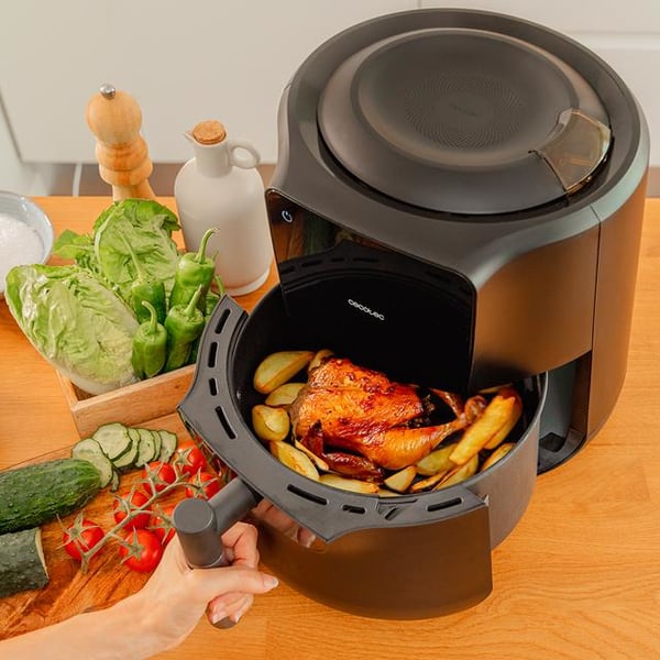 Cecotec 03300 frituregryde Enkelt 5,5 L Enkeltstående 1550 W Lavfedt steger Sort