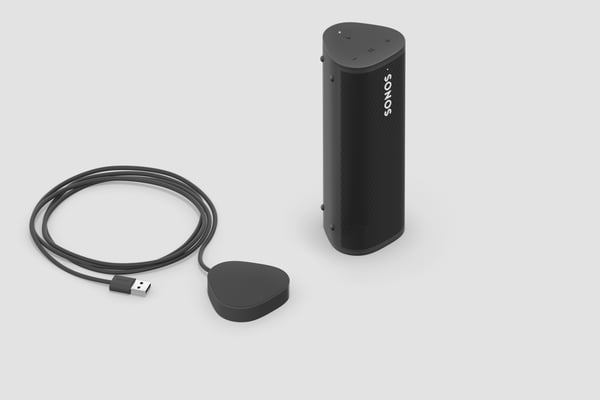Miniatyrbillede 3 af 6: Sonos SON206 oplader til mobil enhed Bærbar højttaler Sort USB Trådløs opladning Indendørs