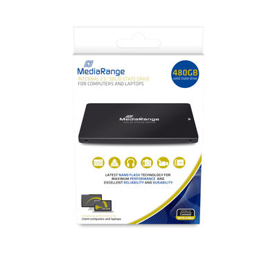 Miniatyrbillede 1 af 7: MediaRange MR1003 intern solid state drev 480 GB 2.5" Serial ATA III TLC