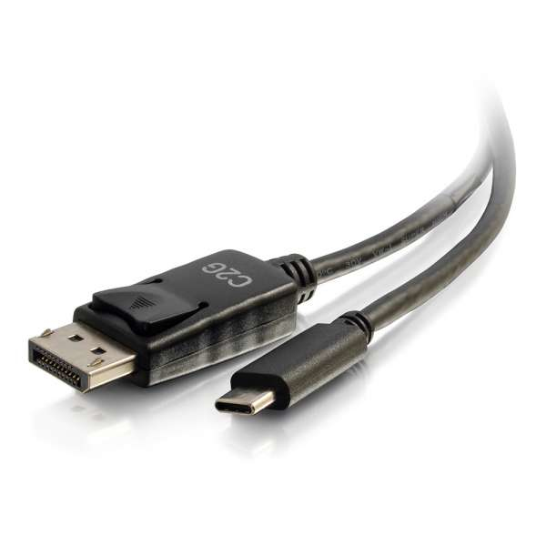 Pikkukuva 1 / 5: C2G 1,8 m USB-C–DisplayPort-kaapeli – 4K 30 Hz