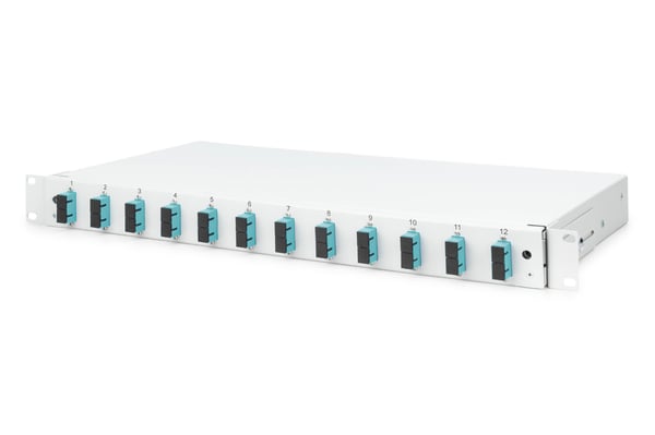 Pikkukuva 1 / 6: Digitus DN-96321/3 valokuituadapteri SC 1 kpl Harmaa