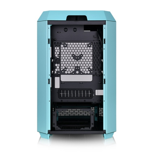 Miniatyrbillede 3 af 6: Thermaltake 300 Turquoise Micro Tower Turkis