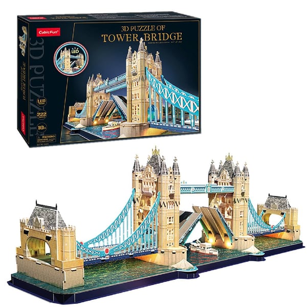 CubicFun Tower Bridge 3D puslespil 222 stk Bygninger