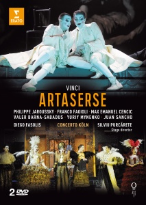 Warner Music Philippe Jaroussky - Vinci: Artaserse, 2DVD DVD Klassisk