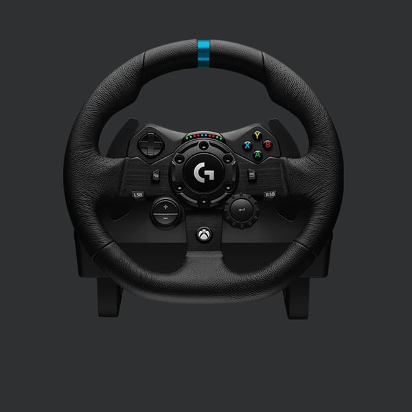 Logitech G G923 Svart USB 2.0 Ratt + Pedaler Analog / Digital PC, Xbox One, Xbox Series S, Xbox Series X