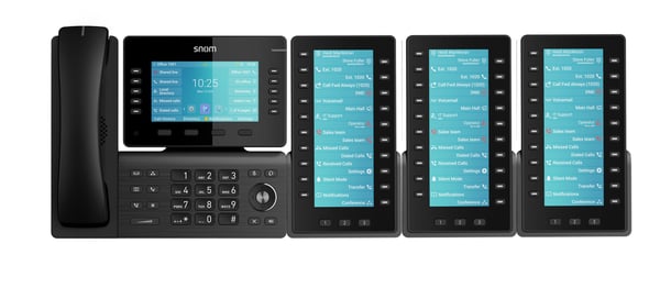 Miniatyrbillede 9 af 12: Snom D8C Smart telefon Nummervisning Sort