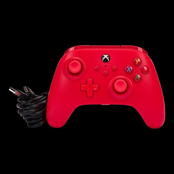 Miniatyrbillede 9 af 9: PowerA 1519366-01 spil-controller Rød USB Gamepad Analog PC, Xbox One, Xbox Series S, Xbox Series X