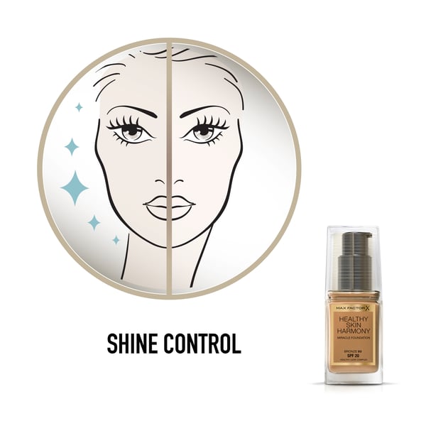 Max Factor Healthy Skin Harmony 30 ml Pumpeflaske Creme 80 Bronze