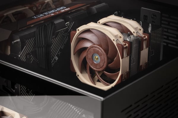 Miniatyrbild 2 av 6: Noctua NF-A12X25R PWM Datorväska Fan 12 cm Beige, Brun