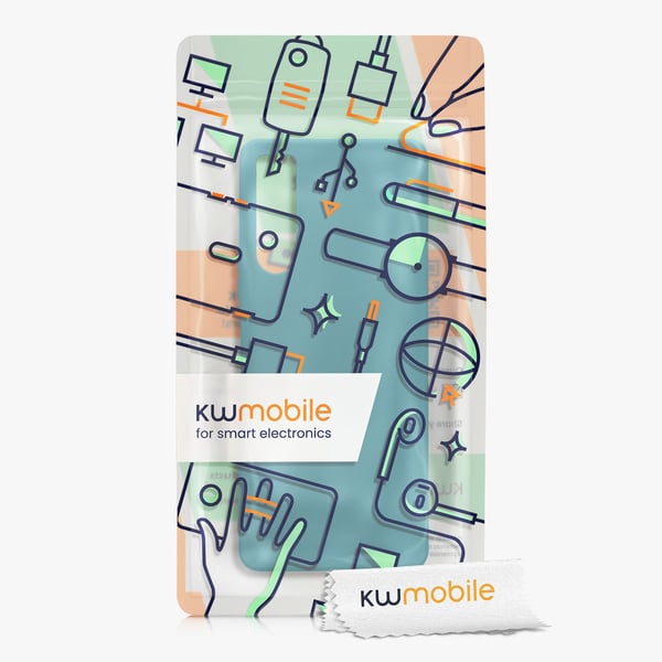 Pikkukuva 4 / 7: kwmobile KWM000018YC005C matkapuhelimen suojakotelo Suojus Petroolin värinen