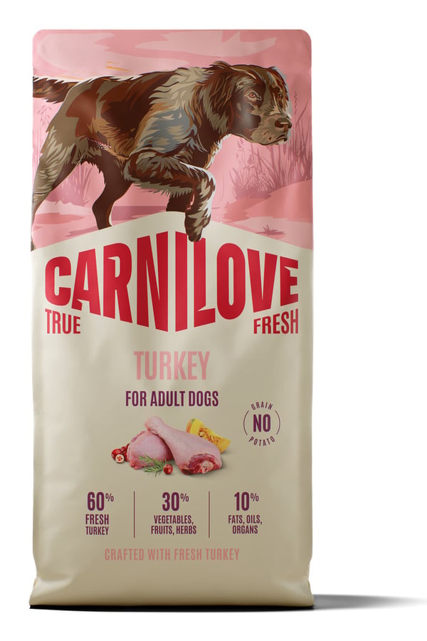 Miniatyrbillede 1 af 4: CARNILOVE 100173729 tørfoder til hund 12 kg Voksen Tyrkiet