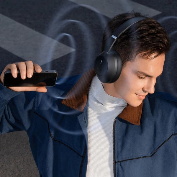 Baseus Bass 30 Max Kuulokkeet Langaton Pääpanta Puhelut/Musiikki USB Type-C Bluetooth Musta