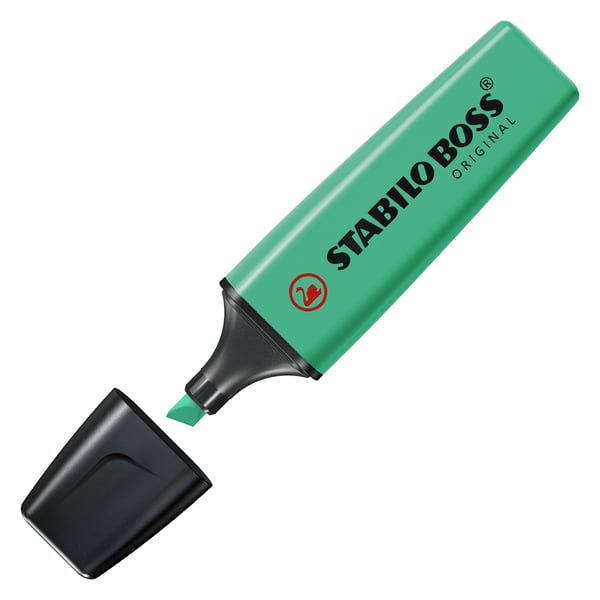 STABILO BOSS ORIGINAL speedmarker 1 stk Mejselspids Turkis