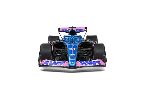 Miniatyrbillede 3 af 8: Solido Alpine A523 Sportsbil model Formonterede 1:18
