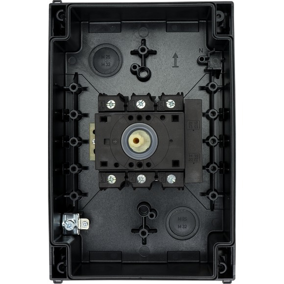 Miniatyrbild 10 av 11: Eaton P3-63/I4/SVB-SW/HI11 Roterande brytare 3P Svart, Vit
