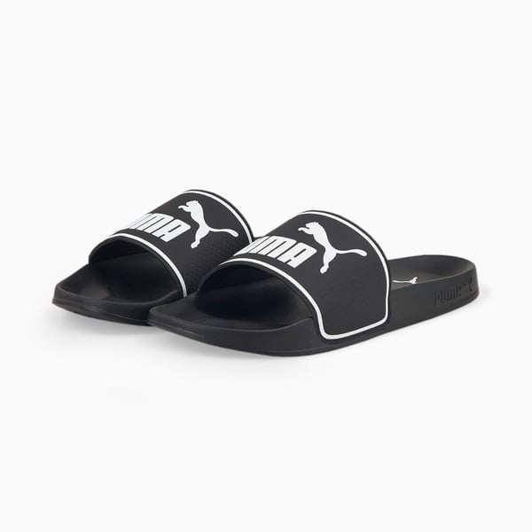 Miniatyrbillede 6 af 6: PUMA 384139_01_43 klipklap og badesandal Hanstik Sort, Hvid