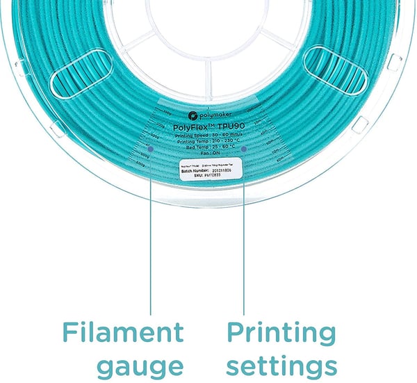 Polymaker PD02003 Material för 3D-utskrifter Grå 750 g