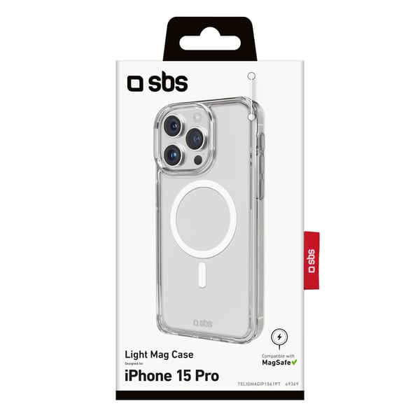 Miniatyrbild 4 av 4: SBS TELIGMAGIP1561PT mobiltelefonfodral 15,5 cm (6.1") Mobilskal Transparent