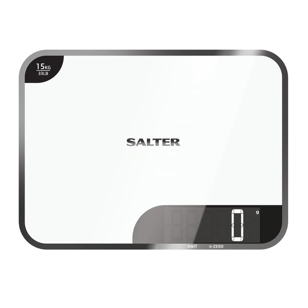 Miniatyrbild 2 av 2: Salter 1079 WHDR köksvåg Svart, Vit Bänkdiskmaskin Elektronisk köksvåg