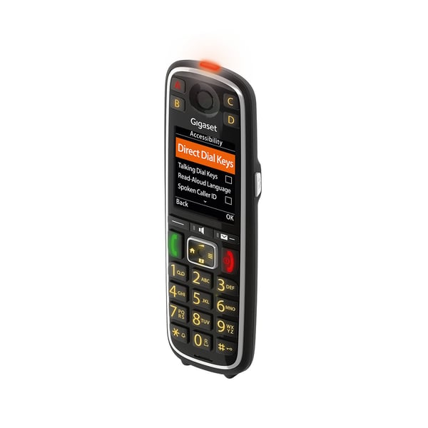 Miniatyrbild 6 av 9: Gigaset E720HX Analog telefon/DECT-telefon Svart