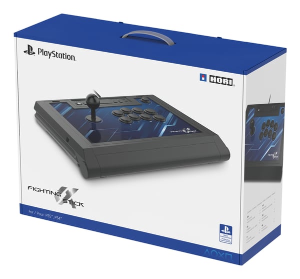 Miniatyrbillede 2 af 9: Hori Fighting Stick α Sort USB Kamppind PC, PlayStation 4, PlayStation 5