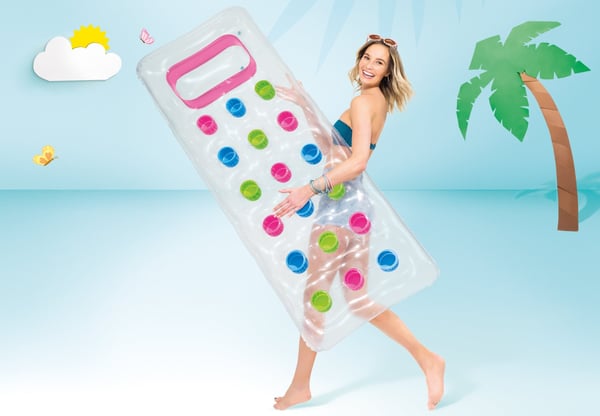 Intex 59894NP pool- och badmadrass Multifärg Mönstrad Vinyl