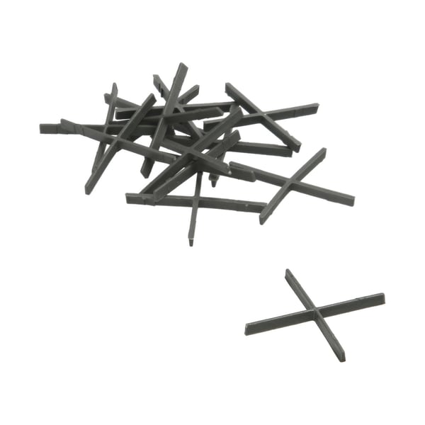 Wolfpack Crucetas Cruz Universal Especial Para Azulejos Rectificados y Porcelanicos 1 mm. (Bolsa 250 Piezas)