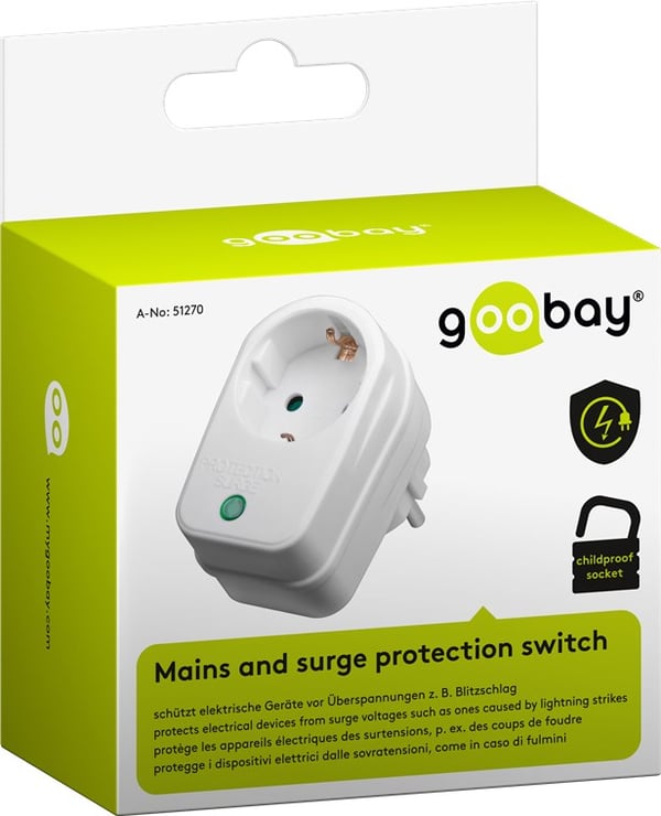 Miniatyrbillede 3 af 4: Goobay 51270 smart stik Hvid