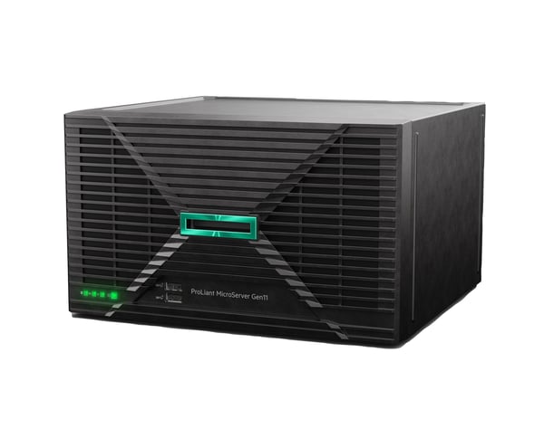 HPE ProLiant MicroServer Gen11 E-2434 4c 32GB-U 4LFF-NHP 2x4TB HDD 180W External PS EMEA Cmp Mod Svr server 8 TB Ultra Micro Tower Intel® Xeon® 3,4 GHz DDR5-SDRAM