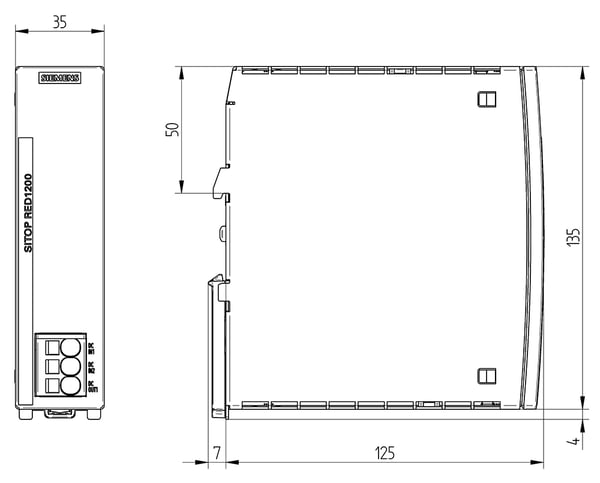 Miniatyrbillede 2 af 6: Siemens 6EP4346-7RB00-0AX0 Strømforsyningsenhed til laboratorie