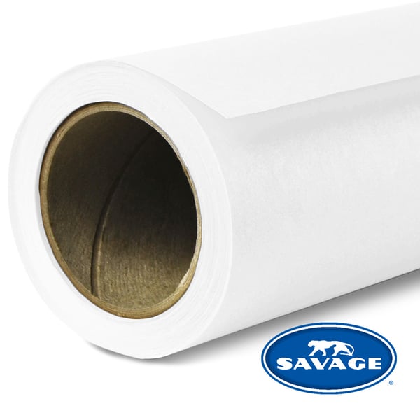 Savage Universal Pure White Seamless Paper Hvid