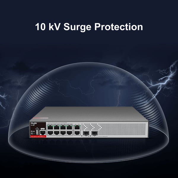 Ruijie Networks RG-S2915-10GT2MS-P-L netværksswitch Administreret L2 Gigabit Ethernet (10/100/1000) Strøm over Ethernet (PoE) Grå